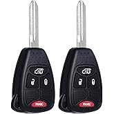 MechanMagic Key Fob Replacement Fits for Chrysler 300 2005-2007 Sebring 200 Aspen Dodge Charger Avenger Jeep Commander Grand Cherokee 2005-2007 Liberty 2008-2012 Keyless Entry Remote OHT692427AA