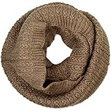 Simplicity Unisex Winter Thick Warm Knitted Circle Infinity Scarf