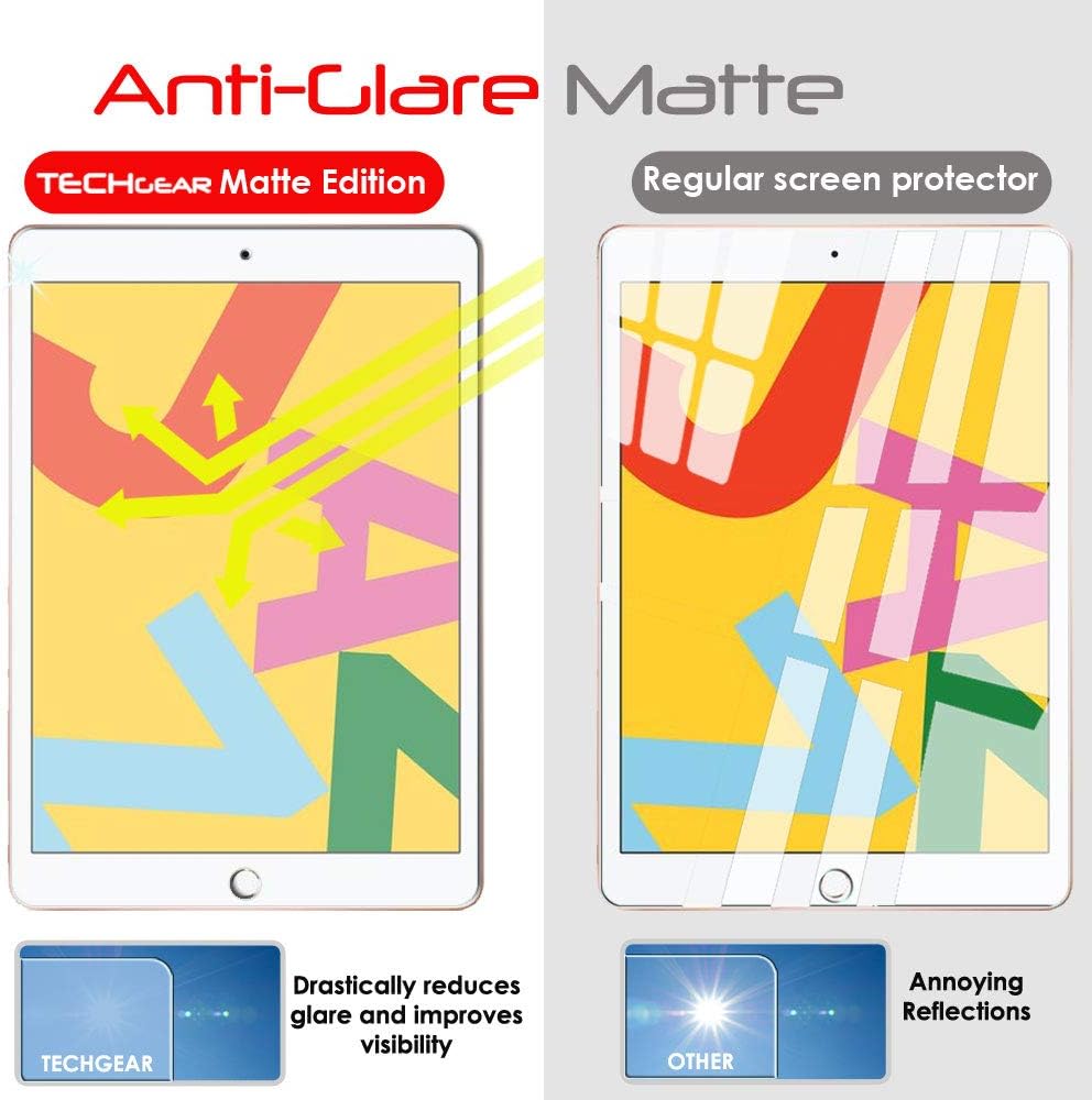 TECHGEAR [2 Pack Anti Glare MATTE Screen Protectors for iPad 10.2" 2021/2020 / 2019 - Image 3