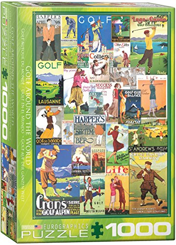 EuroGraphics Golf - Vintage Collage Puzzle (1000 Piece)