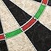 DMI Sports Brittany Recreational Bristle Dartboard Features Self-Healing Sisal Fibers for Years of Use