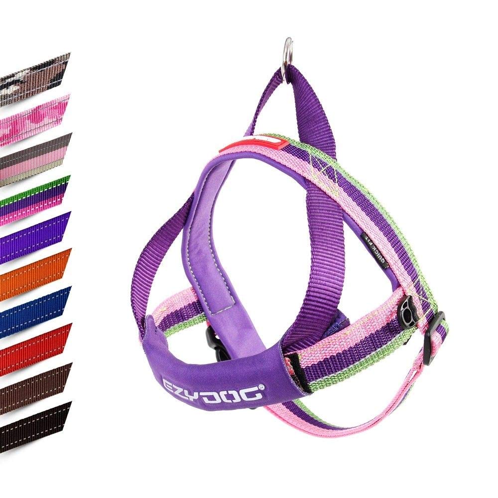 EzyDog Quick Fit Dog Harness - Premium Padded No-Pull Harness, Bubblegum, Large — image 1