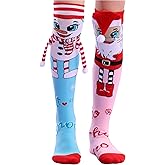 MITUN SEMI Crazy Socks for Girls Kids Knee High 3D Funny Wacky Mismatched Socks for Crazy Sock Day Novelty Gifts
