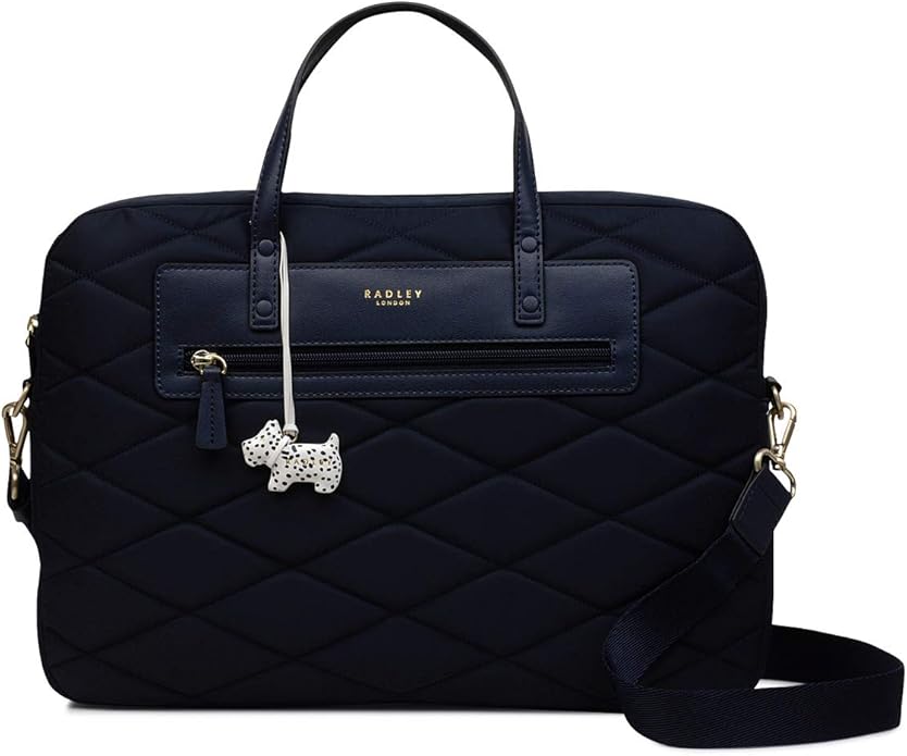 Radley 'Charleston' quilted laptop bag ink Amazon.co.uk Shoes & Bags