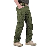 Hiwise Men's Ripstop Tactical Pants Water Resistant