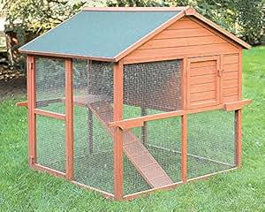 Gallinero de madera para exterior Ontario. Capacidad para 5-7 gallinas
