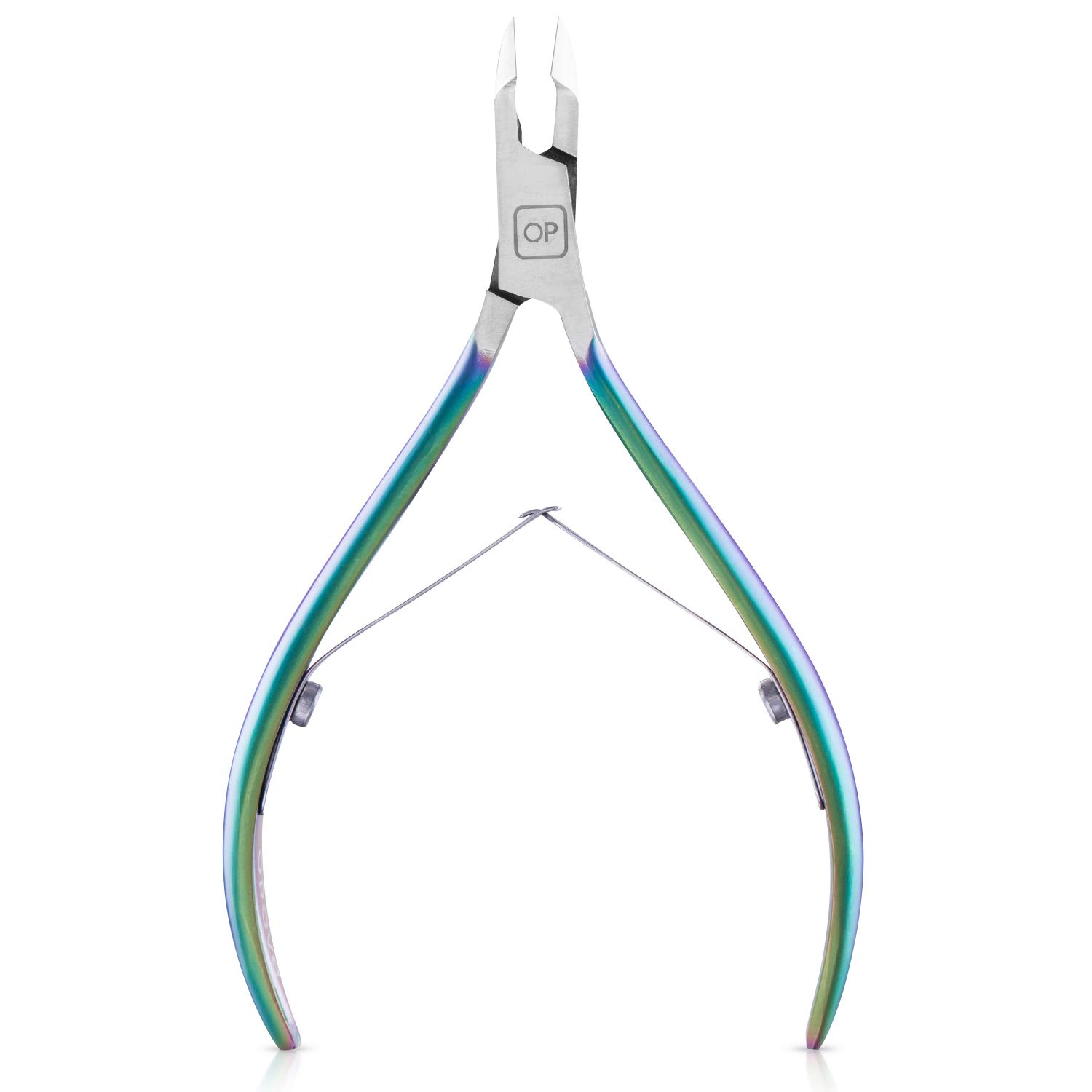 Cuticle Trimmer-opove Cuticle Remover Cuticle Nipper Professional Stainless Steel Cuticle Cutter Clipper Durable Pedicure Manicure Tools for Fingernails and Toenails,X7 mini Color Gradient: Beauty