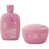 Alfaparf Milano Semi di Lino Moisture Nutritive Sulfate Free Shampoo and Hair Mask Set for Dry Hair - Hydrates, Nourishes, Softens - Safe on Color Treated Hair - Adds Shine and Softness