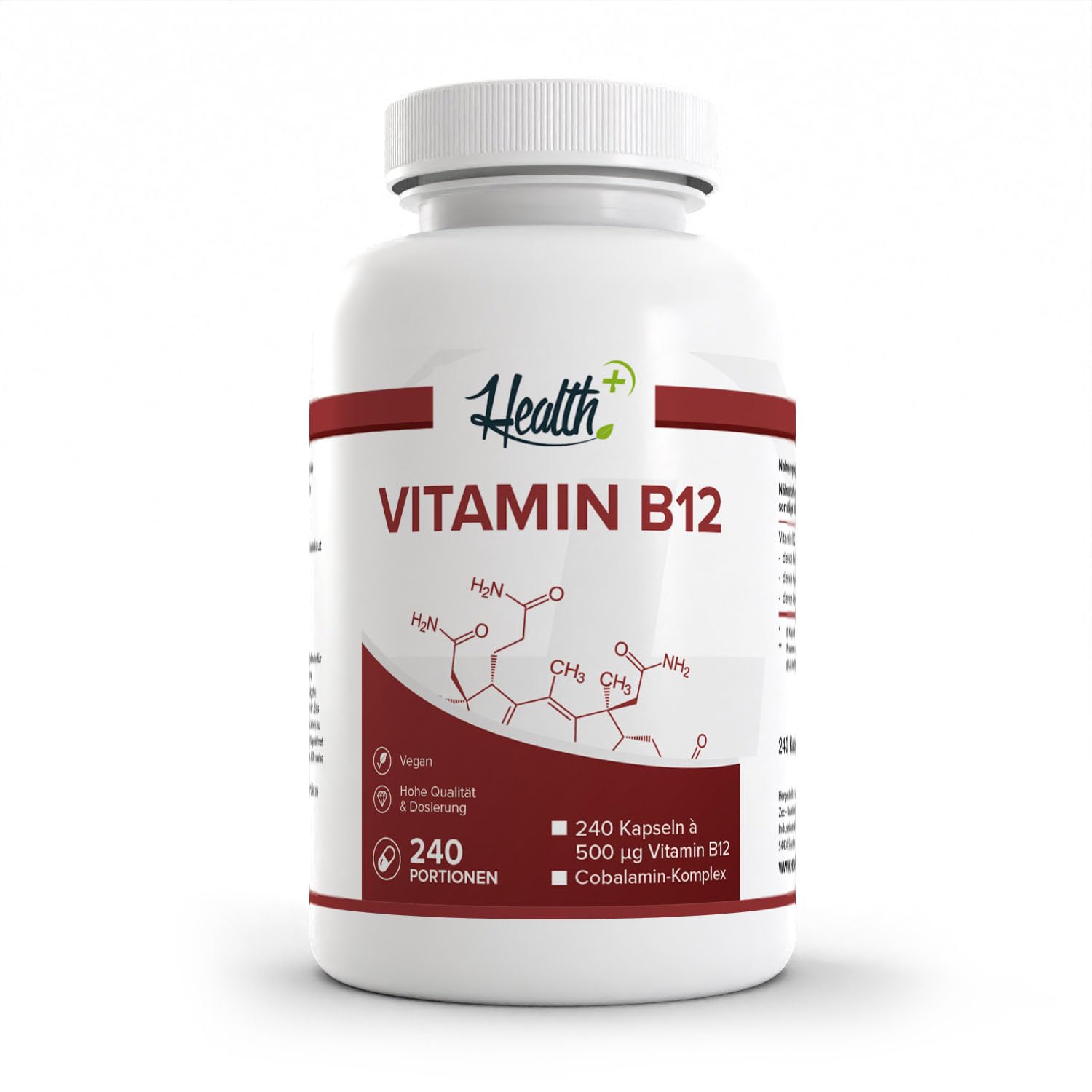 Zec+ Health+ Vitamin B12, Unflavored, 51.6 g