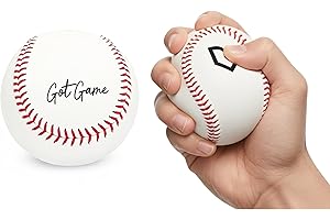 GOT GAME Hand-Stitched Realistic Soft Practice Baseball - Safe Indoor/Outdoor Training Ball for Kids, Youth & Adults - Foam-Like for Throwing, Catching, Batting, Fielding & Hitting - Perfect Baseball Gift
