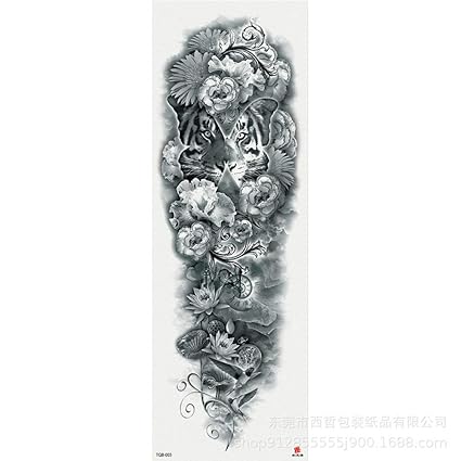 Handaxian Nouveau Bras Complet Autocollant De Tatouage