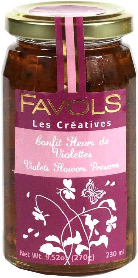 Favols Violet Flowers Confit 9.3 Oz