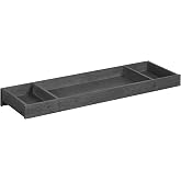 Soho Baby Hampton Premium Changing Topper for 7-Drawer Dresser, Canyon Gray