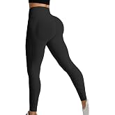 Fuwenni Womens Workout Leggings High Waist Tummy Control Yoga Leggings