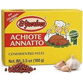 El Yucateco Achiote Paste (Annatto Seasoning) &ndash; 3.5 oz Authentic Mexican Red Achiote for Cochinita Pibil, Marinades &amp; Traditional Latin Cooking (3.5 Ounce (Pack of 1))