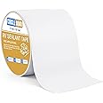 RV Roof Tape White, 6 Inch X 50 Feet RV Repair Sealant Tape, Stop Camper Roof Leaks, UV-Resistant, Weatherproof and Reliable for Camper, Trailer, Boat (6In-50FT)