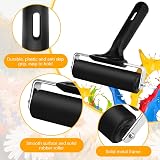 ADERTOS Rubber Brayer Roller 2 PCS - 10cm & 6cm for Printmaking, Stamping view 3