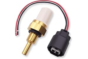 VEHICODE Engine Coolant Temperature Sensor, ECT Water Temp Sensor Compatible with Honda Civic Accord CRV Element Pilot Ridgeline Odyssey, Acura MDX TL TSX RSX RL, Replace 37870-PNA-003 37870-PLC-004