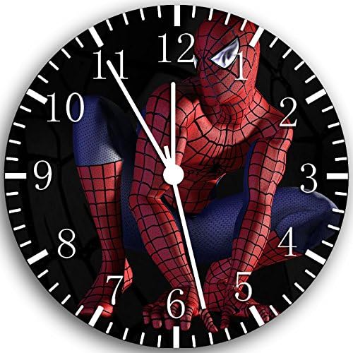 Spiderman Frameless Borderless Wall Clock W82 Nice For Gift or Room Wall Decor