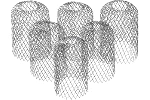 UtopixHub 6 Pack Gutter Guard 3 Inch Expandable Aluminium Filter Strainer Gutter Downspout Guard for Stopping Blockage Leaves