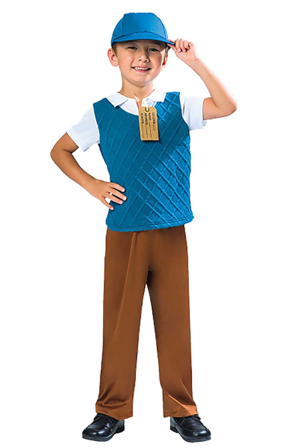 Amscan Kids Evacuee Boy World Book Day Fancy Dress Costume 7-8 Years