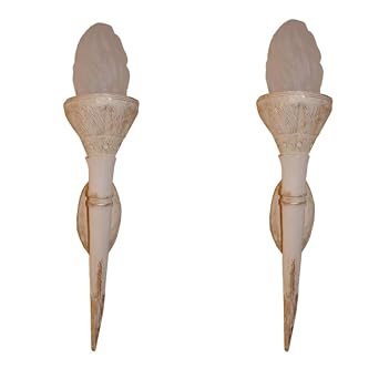 2 X Wandlampen Wandfackel Wandlampe Romerfackel Wandleuchte