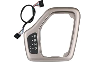 APPERFIT Transmission Shifter Bezel with Wire Harness 5YD27LS5AA 68413957AA 601-401 Tan for Gear Shift Compatible with 2014-2018 Jeep Cherokee Service Shifter Repair Accessories Parts
