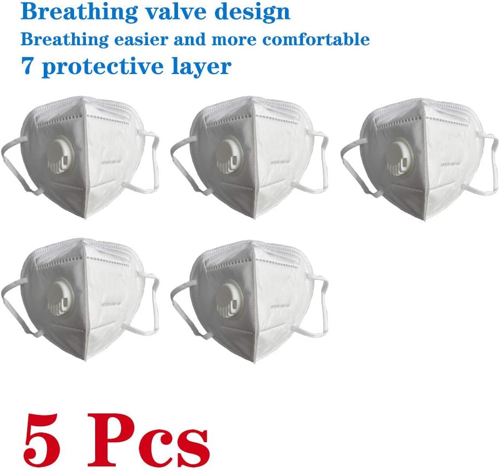 Wenime KN95 PM2.5 FFP2 dust respirator for particulate respirator disposable pollution prevention surgical mask-dustproof, adult and female personal protective equipment