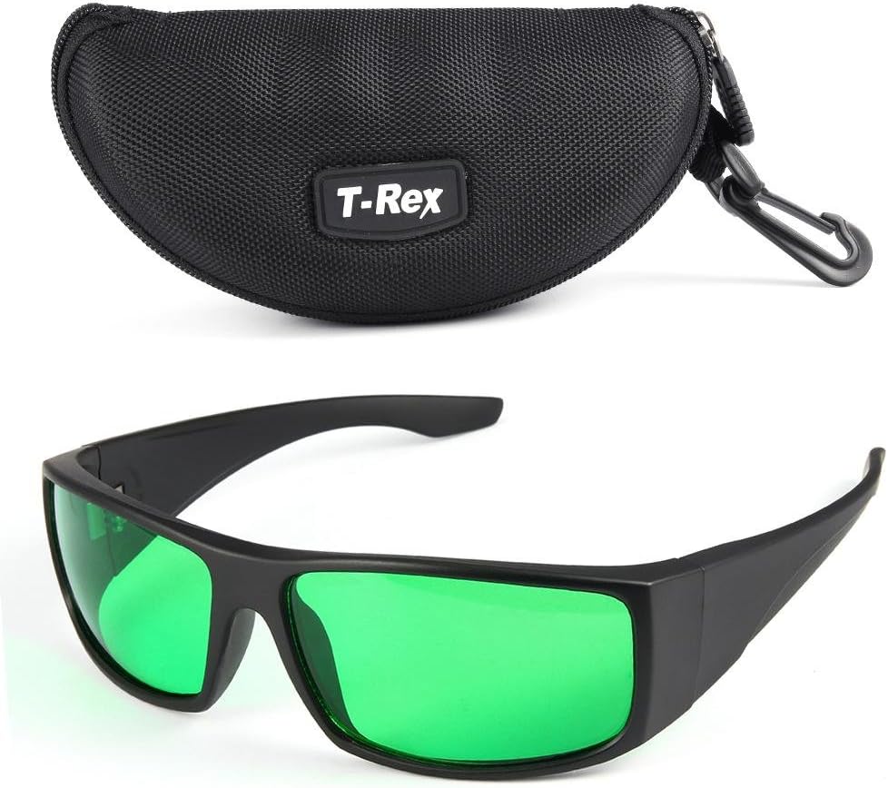 Otryad LED Grow Light Glasses for Indoor Hydroponic Plant Room Led Grow Light Safety Glasses with Box