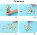 Xrten Pick Up Sticks Game 155 Pcs Wooden Classic Family Fun Ages 6+ view 6