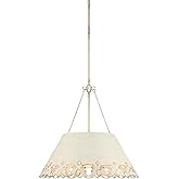 Golden Lighting 0883-5P Eloise 5 Light 21" Wide Pendant - Antique Ivory