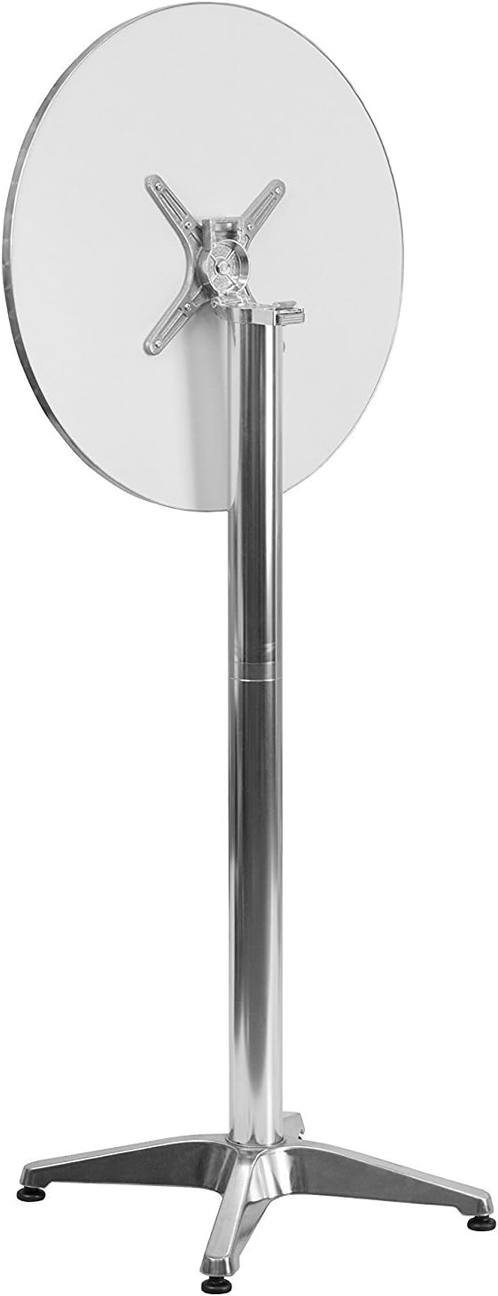 Event Decor Flip Top Bistro Foldable Poseur Round Aluminium Bar Table 2