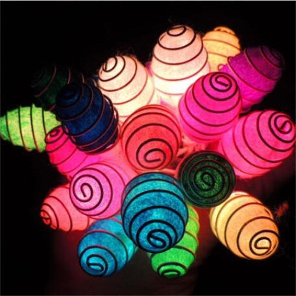 Xingyue Mythology LED String Lights 3M Painted Silkworm Chrysanthemum Color Lights Festive Lights Lights Small Night Lights Small Color Lights Bedroom Lights, A
