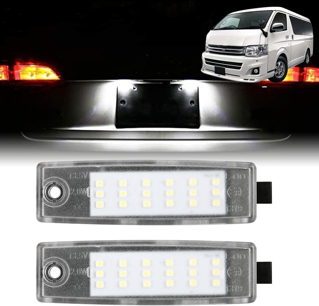 北澤商事 トヨタ ハイエース 200系 LED ライセンスランプ 2個セット ホワイトの商品画像