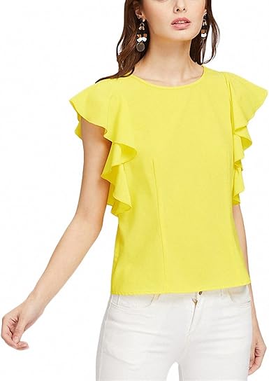 yellow summer tops uk