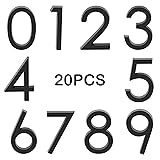 20 Pieces Self-adhesive Door House Numbers Mailbox