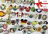 Disney Pins Trading Lot of 50 w/ No Duplicates Lapel Collector Pins Disneyland pins