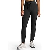 Aoxjox Workout Updated Mila Leggings for Women High Waisted Tummy Control Drawcord Yoga Pants 24.5"/26.5"/28.5"