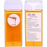 Belle Depilatory 150g(5.30oz)Warm Honey Soft Hot Wax Cartridge Hair Removal Warmer of 2pcs /set for Professional Use