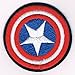 Captain America Marvel Comics Shield Logo Embroidered Iron on Patch