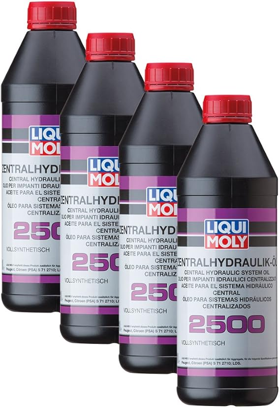 4 x Liqui Moly 3667 Centrale Hydraulique Huile de 2500 Huile hydraulique Hydraulic Oil 1L