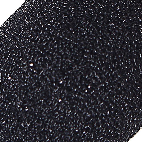WODE Shop 15 Pack Foam Microphone Windscreen, Headset Microphone Sponge Foam Cover Shield Protection (Black)