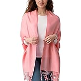 Achillea Soft Silky Pashmina Scarf for Women – Shawl Wrap for Evening Dresses, Bridesmaids, Weddings & Everyday Wear