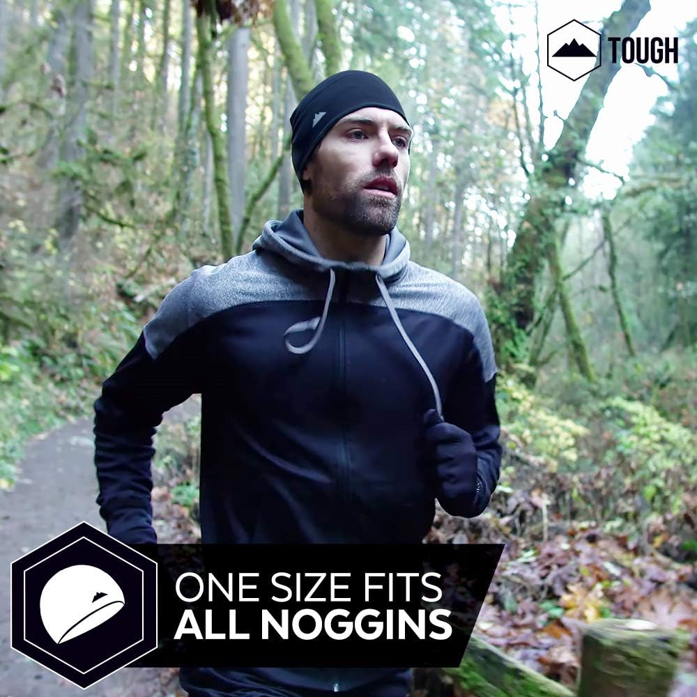 Skull Cap/Helmet Liner/Running Beanie - Ultimate Thermal Retention and Performance Moisture Wicking - Fits Under Helmets Black: Clothing