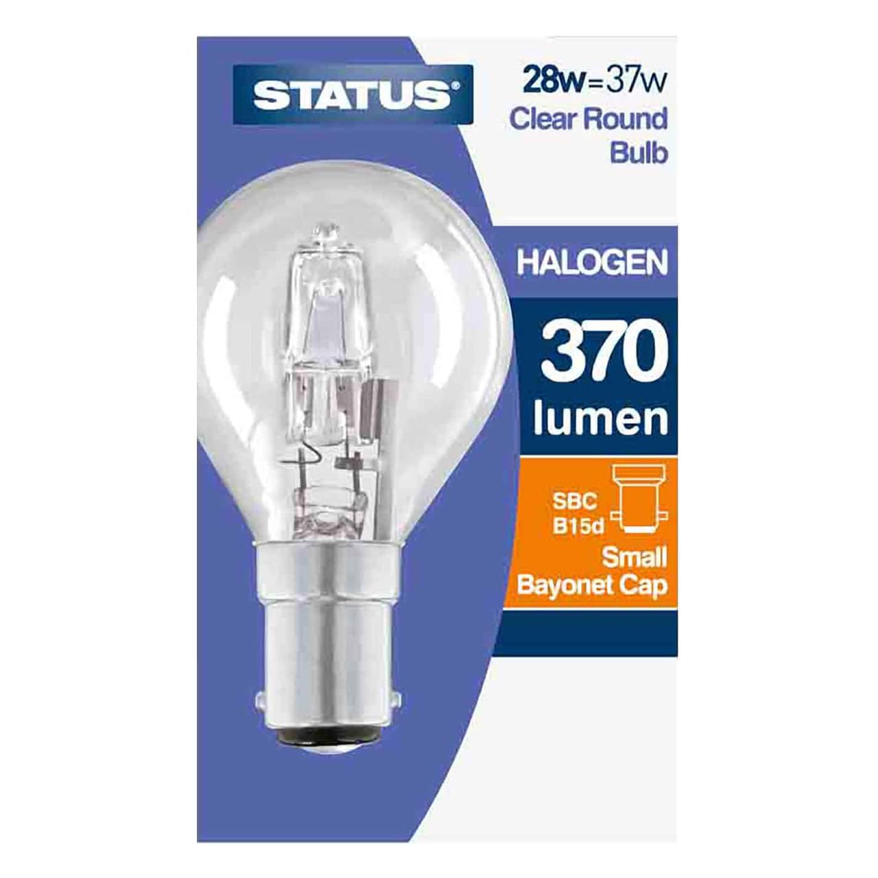 10 X Halogen Energy Saving 28W = 37W SBC B15 Small Bayonet Cap Golf Ball Lamps/Traditional Style Light Bulbs