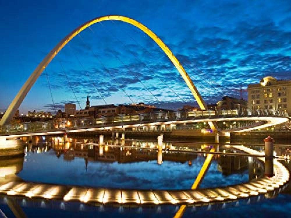 Jigsaw Puzzle for Adults 1000 Piece Newcastle Upon Tyne, Famous Places of Newcastle Upon Tyne