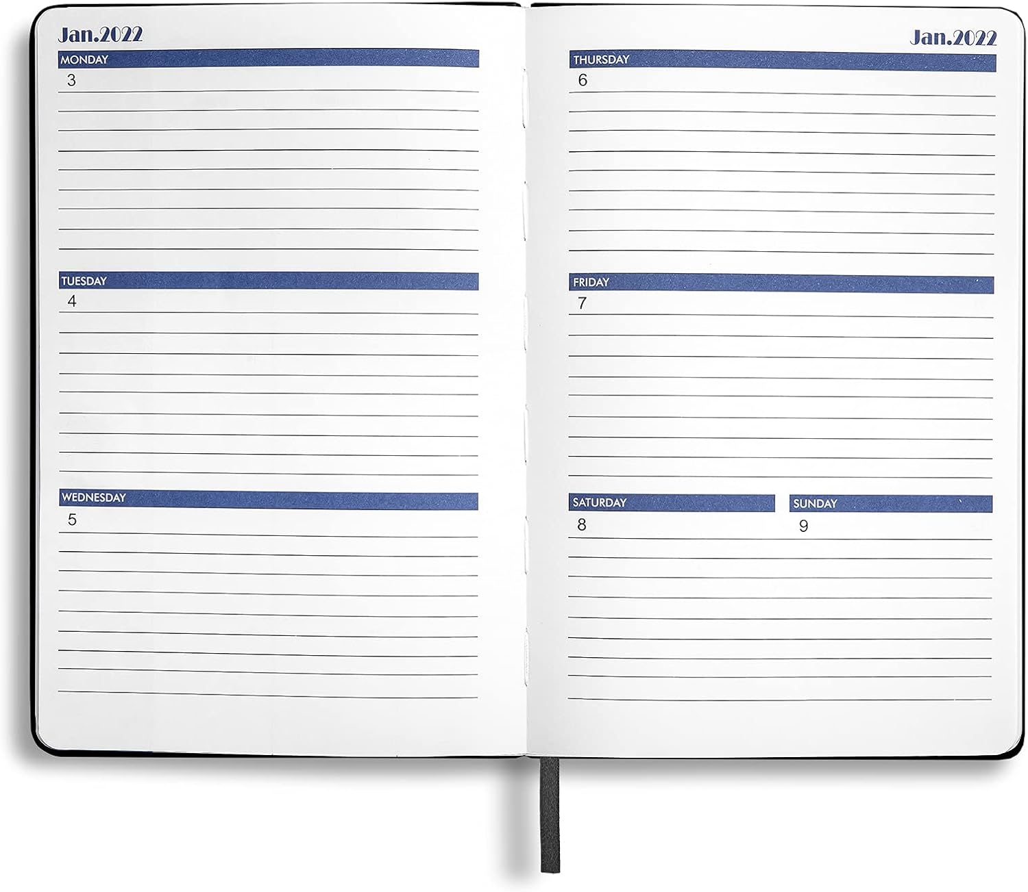 2021-2022 Planner: Monthly & Weekly & Daily Planner, July 2021- July 2022, 5.7" X 8.4", Hardcover, Premium Thicker Paper, Black: Office Products