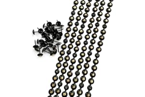 Let's Decorate 10 Meters D9.5mm Bronze Plated Decorative Nail Strips/Nailhead Trims,Upholstery Sofa Tacks,Loosing Tacks Match