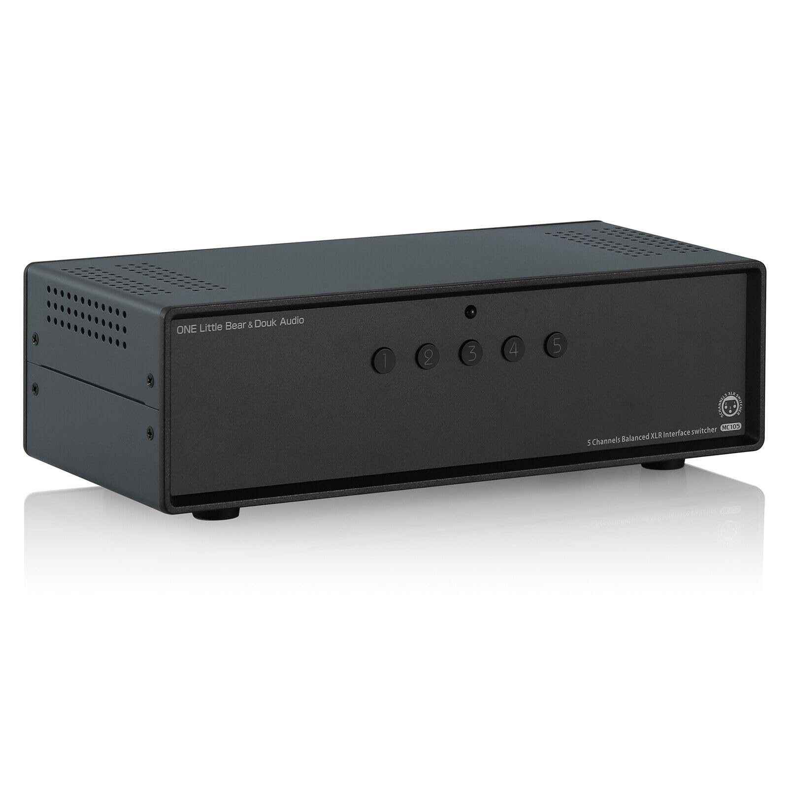 Douk Audio 5-Port XLR Balanced Switch 1(5)-IN-5(1)-Out Audio Switcher Box Splitter (5-IN-1-OUT)