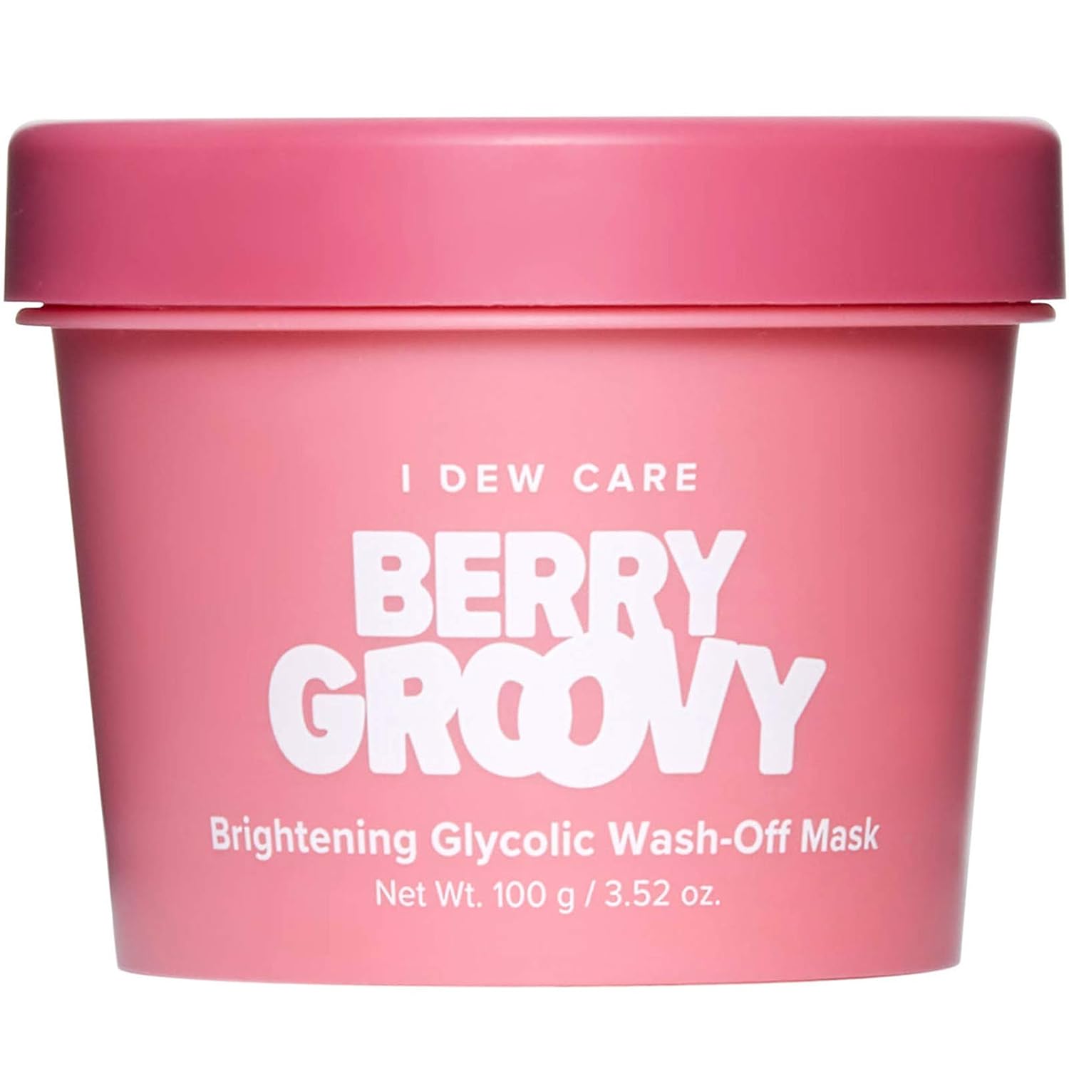 I DEW CARE Berry Groovy Face Mask | Brightening Glycolic Acid Wash-Off Clay Mask with Glycerin | Korean Skincare, Facial Treatment, Vegan, Cruelty-free, Paraben-free : Beauty